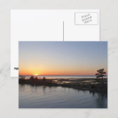 Chincoteague Sunset I Virginia Landscape Briefkaart (Voorkant / Achterkant)