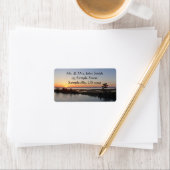 Chincoteague Sunset I Virginia Landscape Etiket (Insitu)