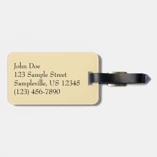 Chincoteague Sunset II Virginia Landschap Bagagelabel (Achterkant horizontaal)