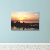 Chincoteague Sunset II Virginia Landschap Canvas Afdruk (Insitu (Houten vloer))