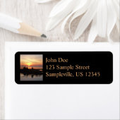 Chincoteague Sunset II Virginia Landschap Etiket (Insitu)