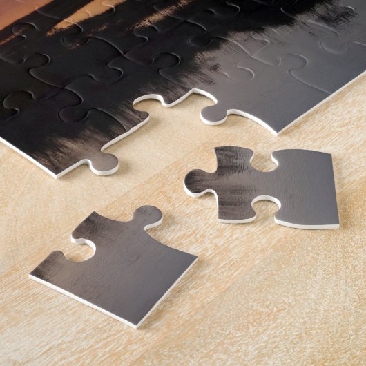 Chincoteague Sunset II Virginia Landschap Legpuzzel (Zijkant)