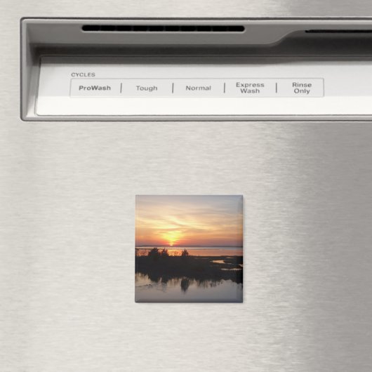 Chincoteague Sunset II Virginia Landschap Magneet (Insitu (Vaatwasser))