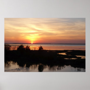 Chincoteague Sunset II Virginia Landschap Poster