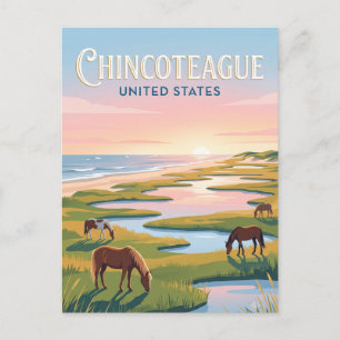 Chincoteague Virginia Briefkaart