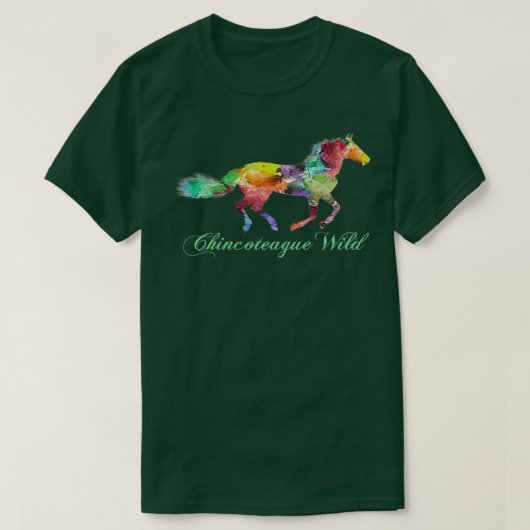 Chincoteague Wild Pony T-shirt (Design voorkant)