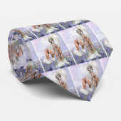 Chine Crested Blue Bonnets Stropdas (Opgerold)