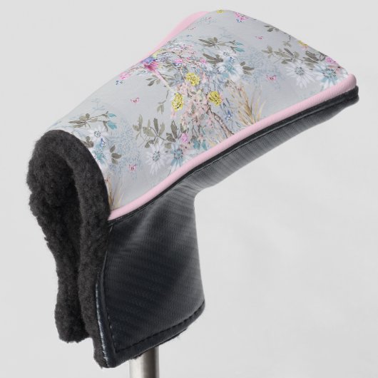 Chine soirée, toile, natuur scène, antiek, patroon golfheadcover (3/4 voorkant)