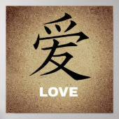 Chinees-675124 CHINESE LOVE SYMBOL CHARACTER EXPRE Poster (Voorkant)