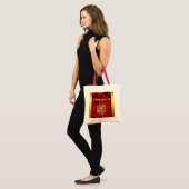 Chinees aangepast jaar Cute Rooster Zodiac TB2 Tote Bag (Voorkant (model))