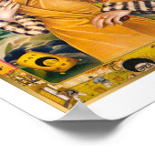  Chinees Adverteren Shanghai Fur Coat Girl Poster (Hoek)