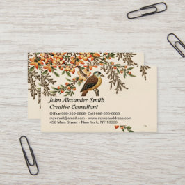 Chinees Antiek Flower & Bird,  tuin Visitekaartje