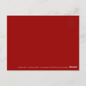 Chinees apenjaar Gold Ideogram P Briefkaart (Achterkant)