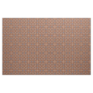 Chinees Arabesque Mosaic Kaleidoscope Patroon Stof