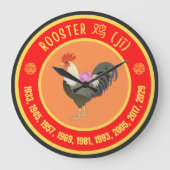 Chinees astrologische rooster grote klok (Voorkant)