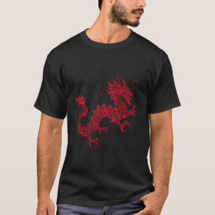 Chinees Aziatisch Dragon Cool Design T-shirt
