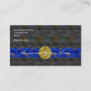 Chinees Aziatisch gepatterd design 2-Visitekaartje Visitekaartje