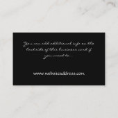 Chinees Aziatisch gevlekt Visitekaartje (Achterkant)