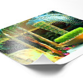 Chinees Bambu Foto Afdruk (Hoek)