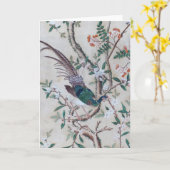  Chinees behang wenskaart Kaart (Gele Bloem)