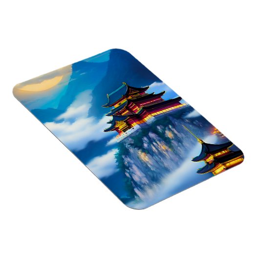 Chinees bergpaleis magneet (Rechterzijde)
