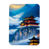 Chinees bergpaleis magneet (Verticaal)