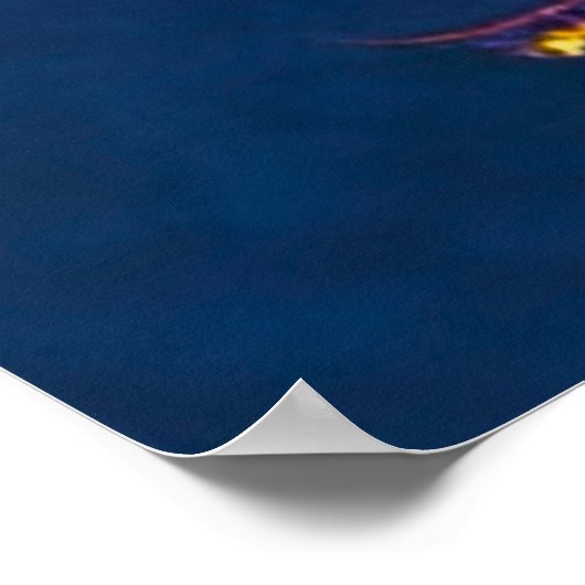 Chinees bergpaleis poster (Hoek)