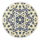 Chinees Blauw Delft ~ Vogels & Bijen ~ * ~ Keramische Knop (Voorkant)