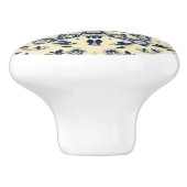 Chinees Blauw Delft ~ Vogels & Bijen ~ * ~ Keramische Knop (Zijkant)