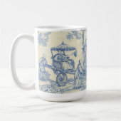 Chinees Blauw Toile Koffiemok (Links)