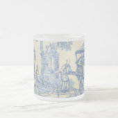 Chinees Blauw Toile Matglas Koffiemok (Center)