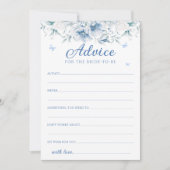 Chinees Blauw & Wit Wensen & Advies Kaart (Voorkant)