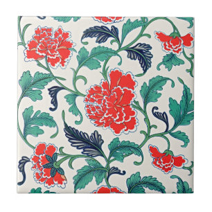  Chinees Bloemen Ornament Tegeltje