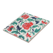  Chinees Bloemen Ornament Tegeltje (Zijkant)