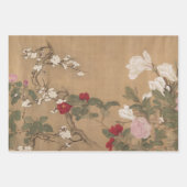  Chinees Bloemenkunst Inpakpapier Vel (Voorkant)