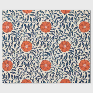 CHINEES BLOEMPATROON INPAKPAPIER