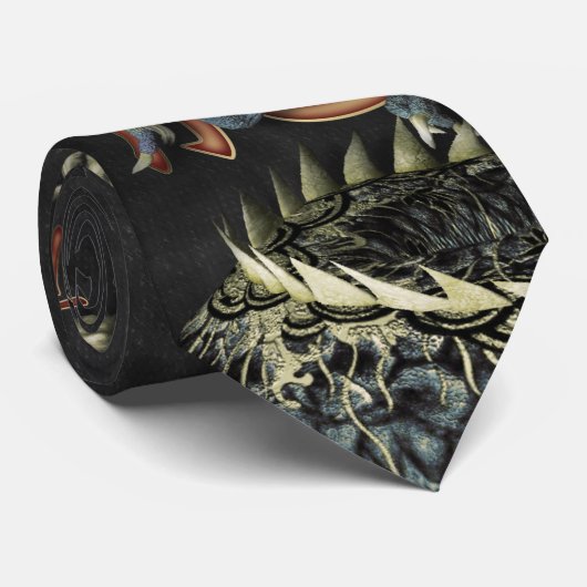 Chinees Blue Dragon Stropdas (Opgerold)