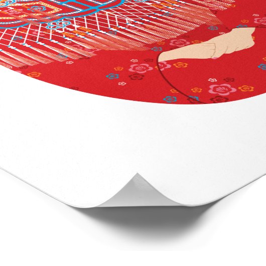 Chinees Bride Matryoshka Poster (Hoek)