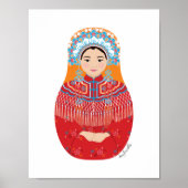 Chinees Bride Matryoshka Poster (Voorkant)