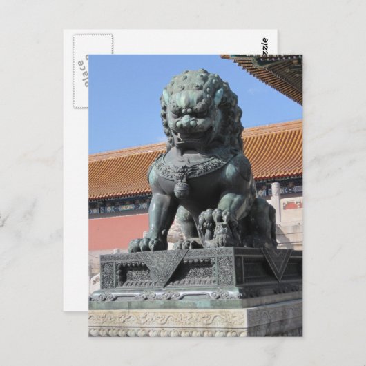 Chinees Briefkaart (Voorkant / Achterkant)