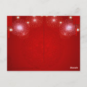 Chinees briefkaart jaar 2020 van het Vuurwerk van  (Achterkant)