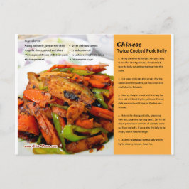 Chinees Briefkaart met dubbele kookplaat, geschikt
