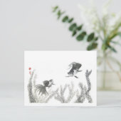 Chinees Briefkaart van Lucky Goldfish (Staand voorkant)