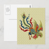 Chinees Briefkaart voor kunstontwerp (Voorkant / Achterkant)