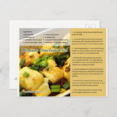 Chinees Briefkaart voor microgolfgekookte vis (Voorkant / Achterkant)