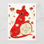 Chinees Briefkaart voor ratten (Voorkant)