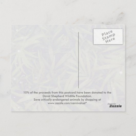 Chinees Briefkaart voor Zodiac Tiger (Achterkant)