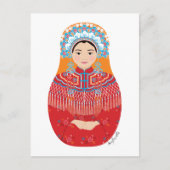 Chinees bruid Matryoshka Briefkaart (Voorkant)