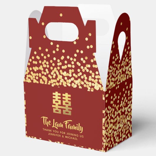 Chinees bruiloft 中 het 喜婚 het anticonceptiemiddel  bedankdoosjes (Geopend)