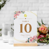 Chinees bruiloft met bloem kaart